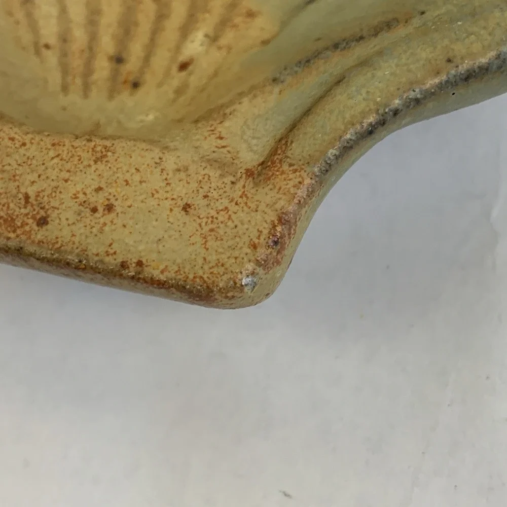 VTG Studio Art Pottery Stoneware Soap Dish Trinket Seashell Leon Kula Mermaid